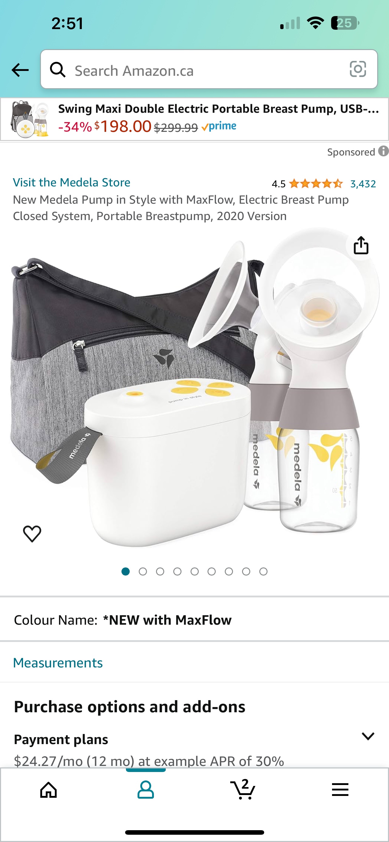 Medela electric breast pump