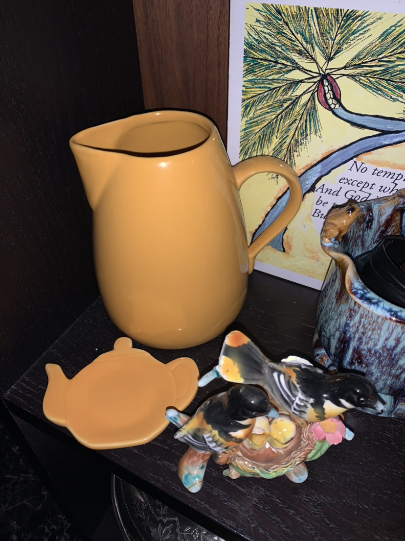 Free Yellow Hot Plate with pot or pitcher image indicator(2)