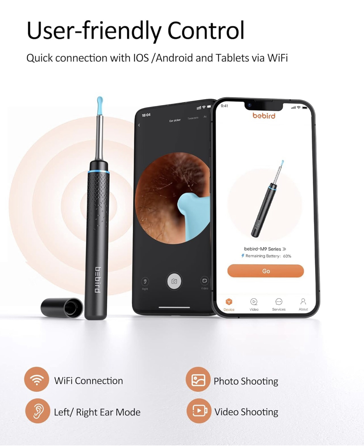 Ear Wax Remover,Ear Cleaning rod image indicator(3)