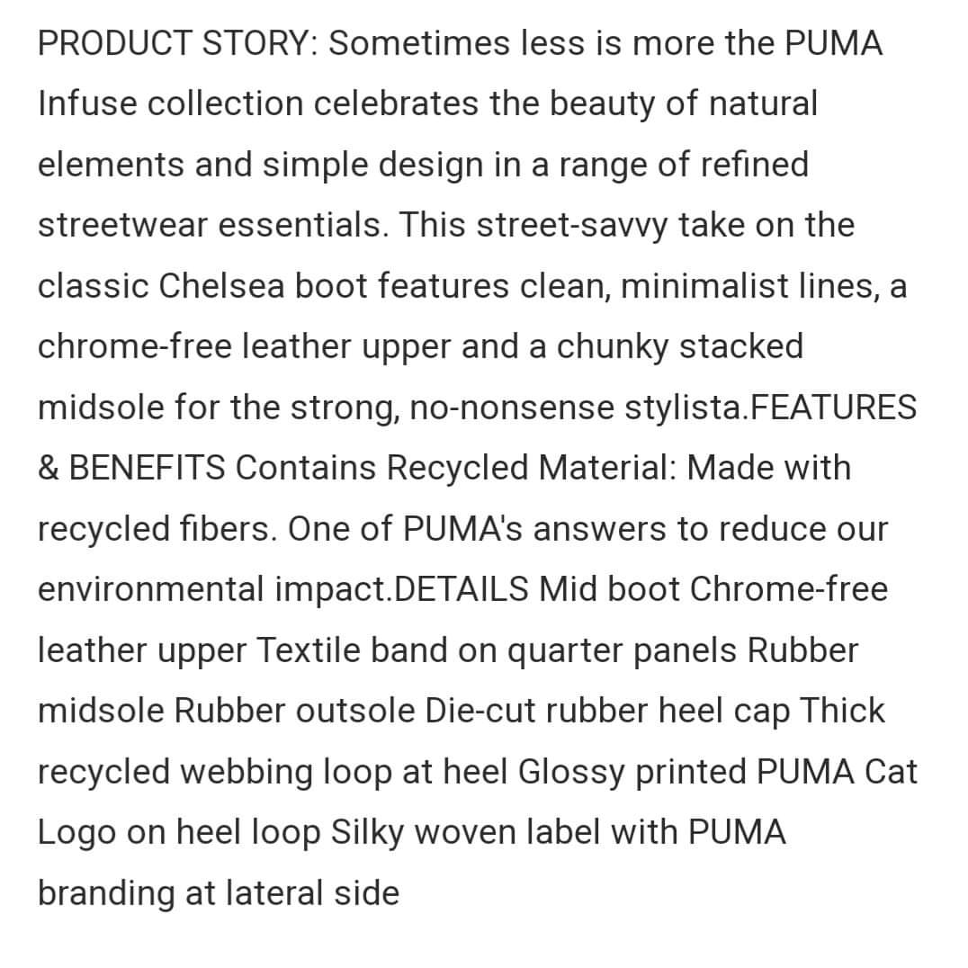 PUMA Mayze Chelsea Black Leather Platform Sneaker Boots. 🥕 image indicator(3)