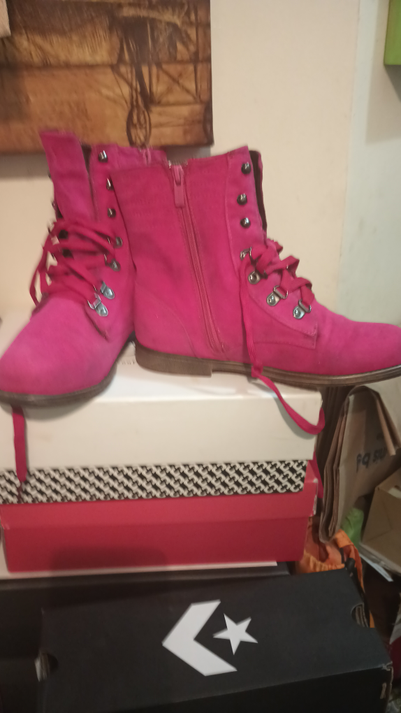 red high top boots - photo 3
