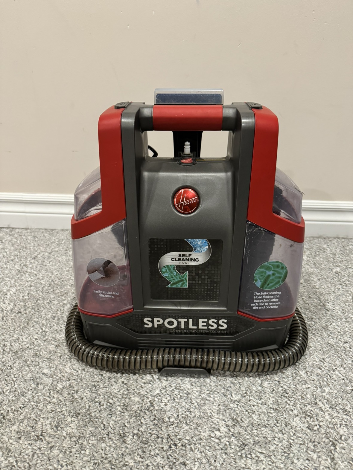 Hoover portable spot carpet/upholstery cleaner
