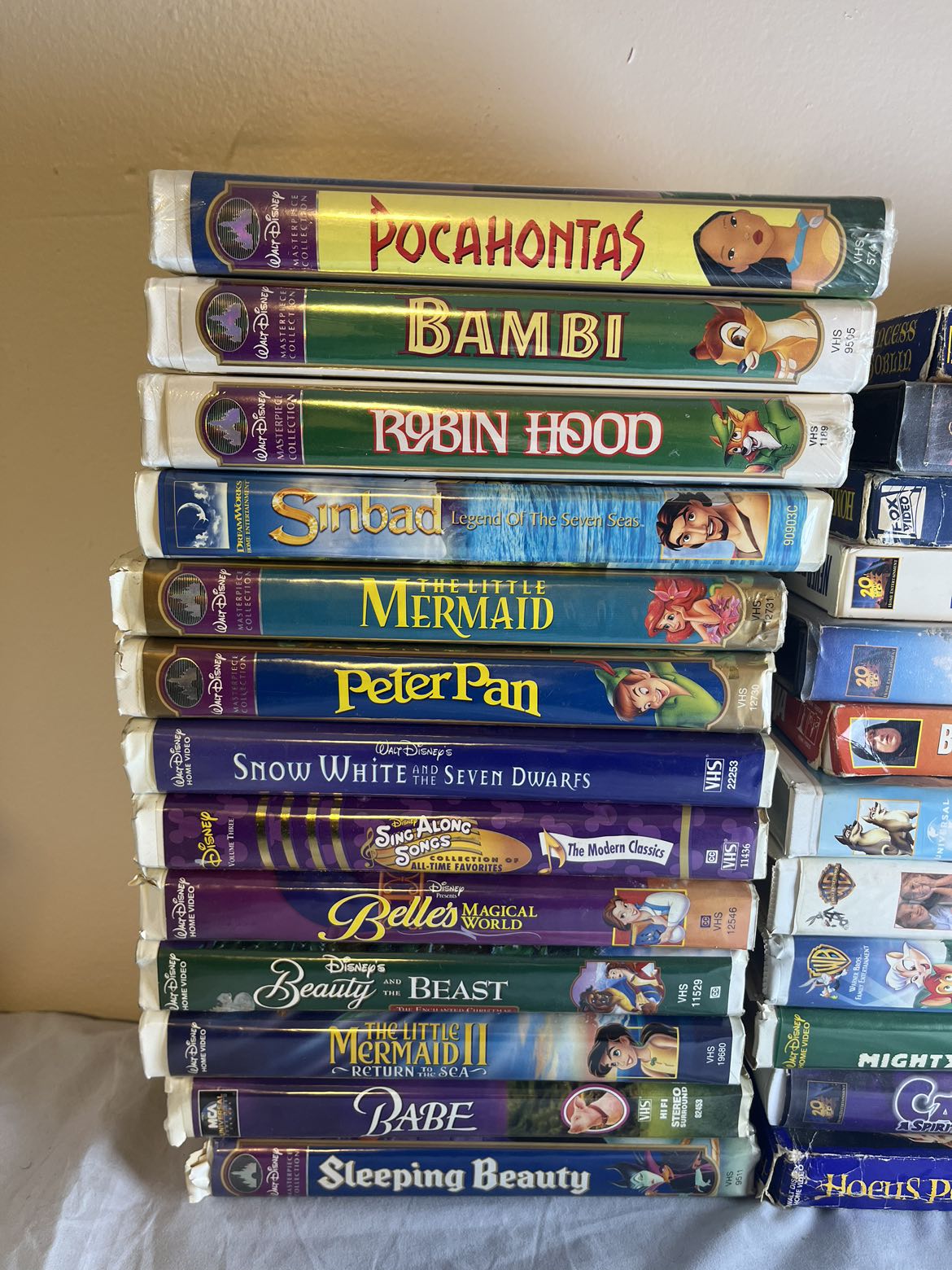 VHS movie lot - Disney & more image indicator(3)