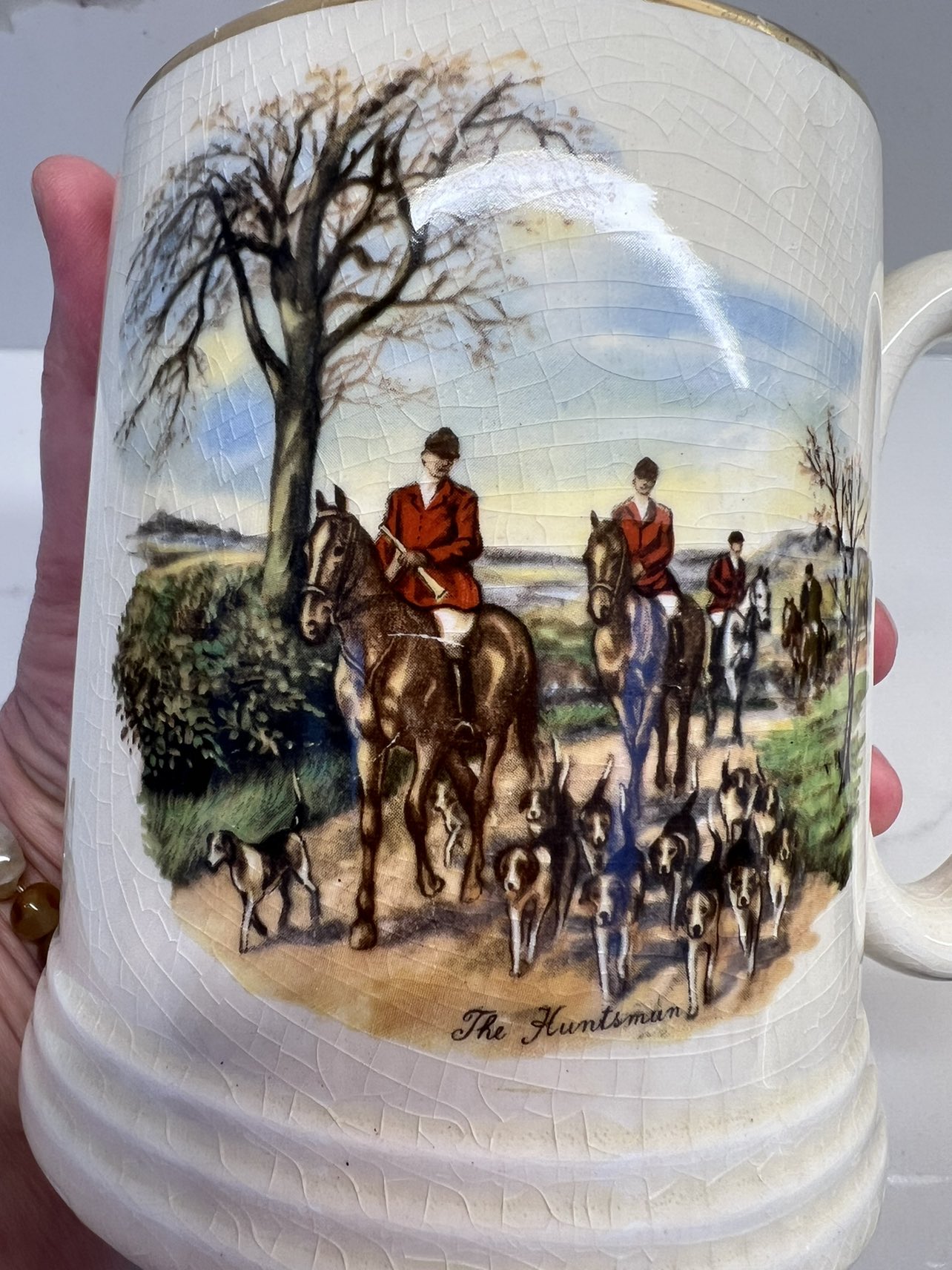 Vintage collectable Lord Nelson Ware English Tankard image indicator(2)