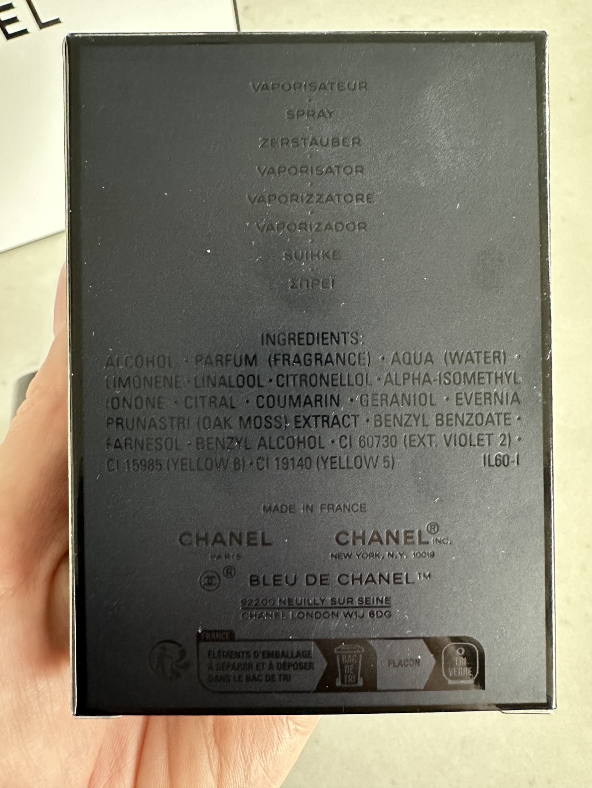 Men’s Chanel Bleu cologne and deodorant set - photo 4