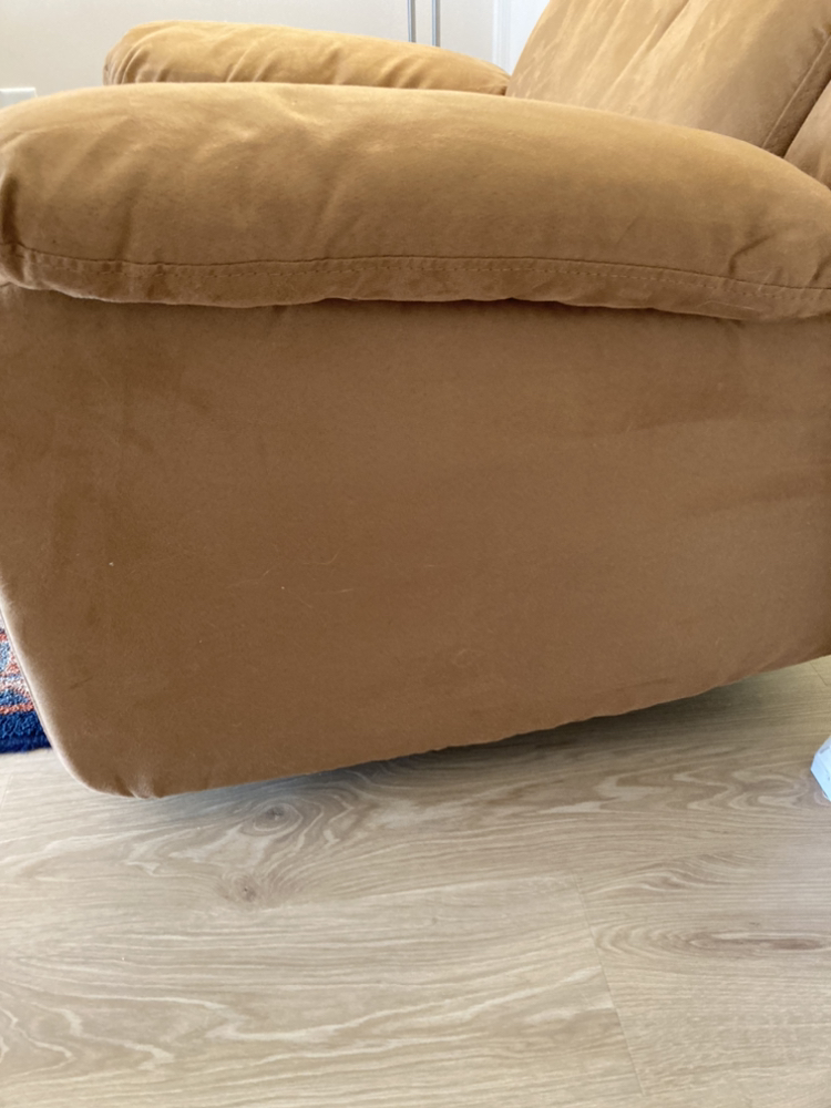 Wallhugger Manual Recliner in Microsuede - photo 3