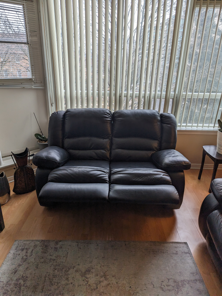 reclining sofa and loveseat