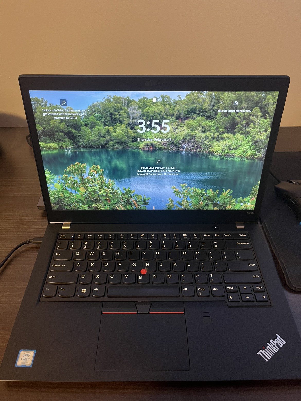 Lenovo T480S ThinkPad Laptop (Excellent Condition)