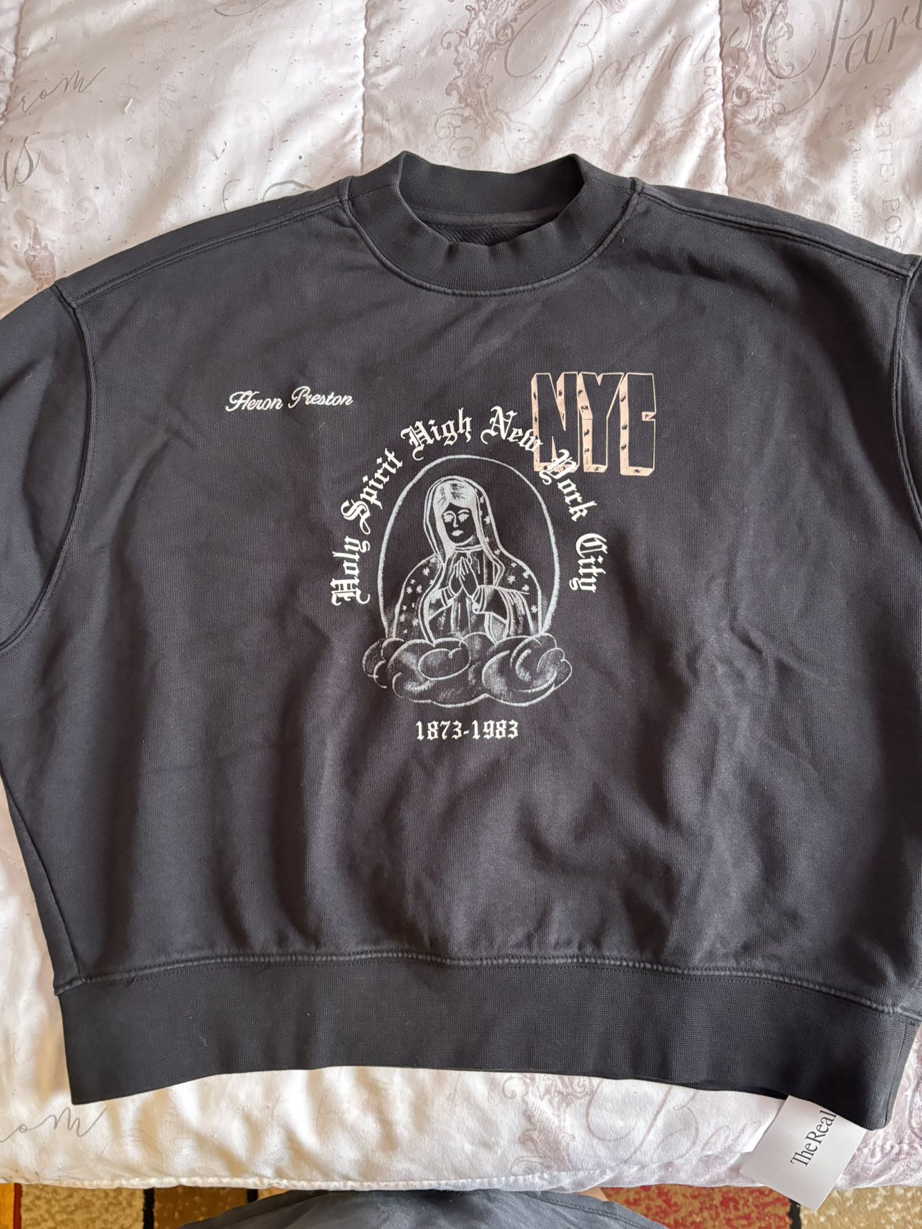 Heron Preston size XS baggy fitted sweatshirt
