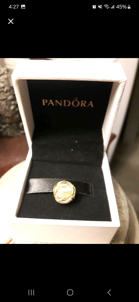 Pandora Golden Intertwining Charm