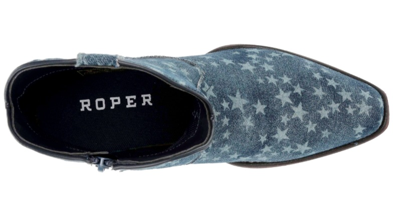 Ladies Merica dream Denim cowgirl booties image indicator(10)