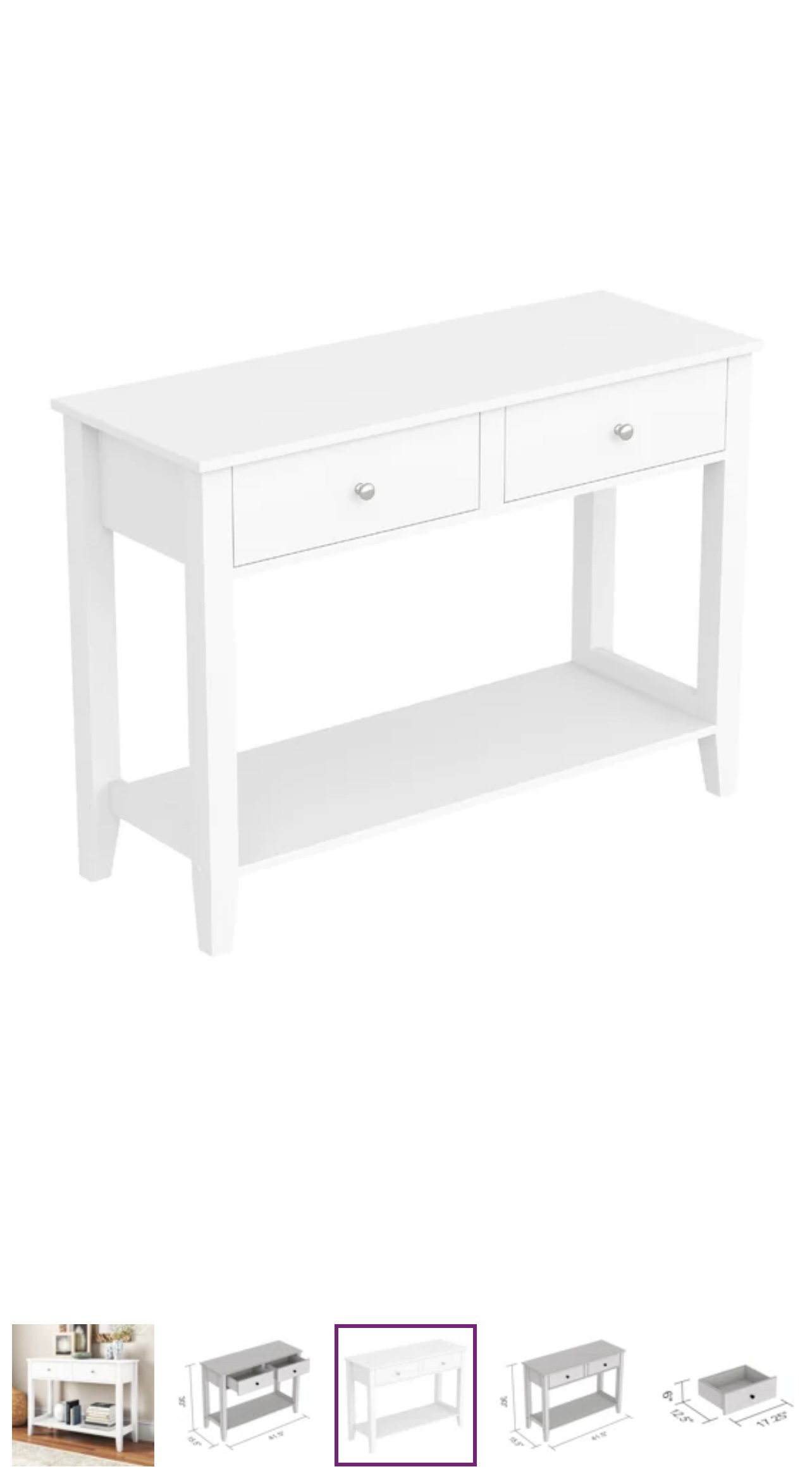 Console table (brand new) best offer - photo 2