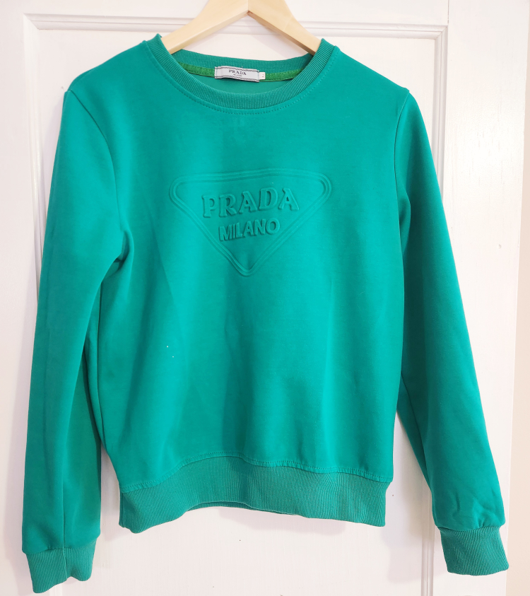 Green PRADA Hoodie *size M* thumbnail