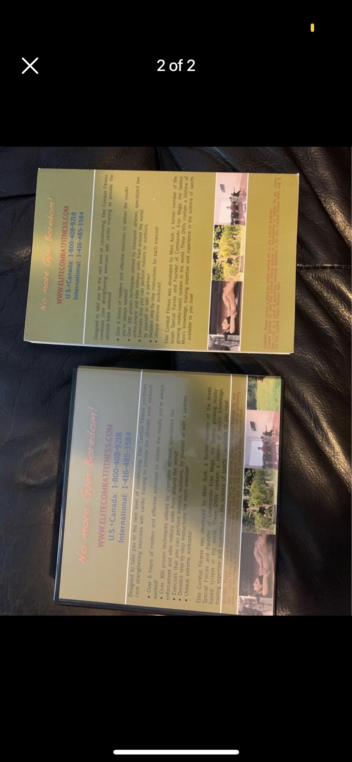 Elite Combat Fitness 6 DVDs + Book by Moni Aizik - photo 2
