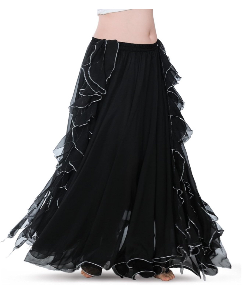 NEW - Two-side Slit Chiffon Skirt - One Size - photo 3