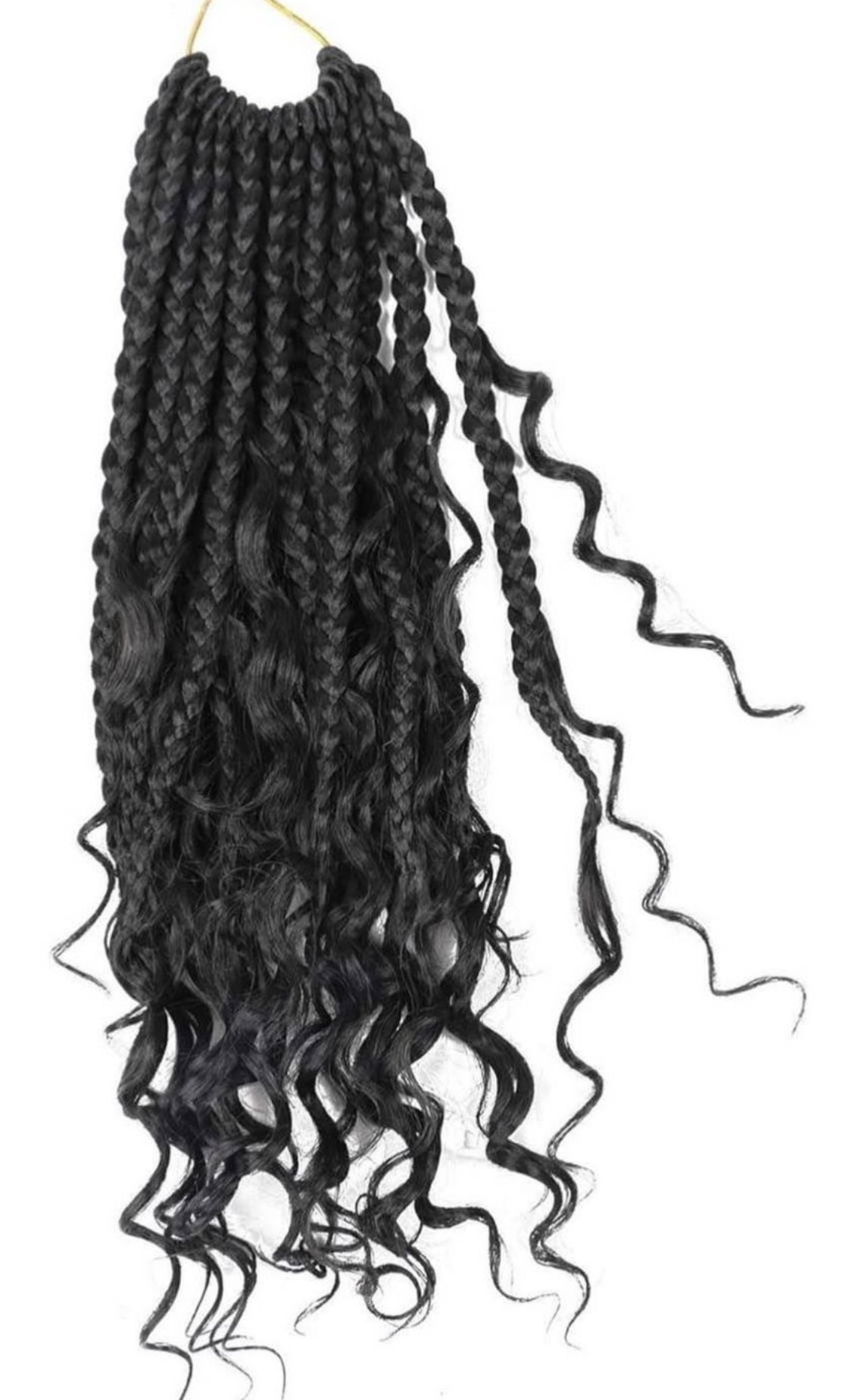 Braids Crochet Hair (12Inch 9 Packs, 117 Strands, 1B)