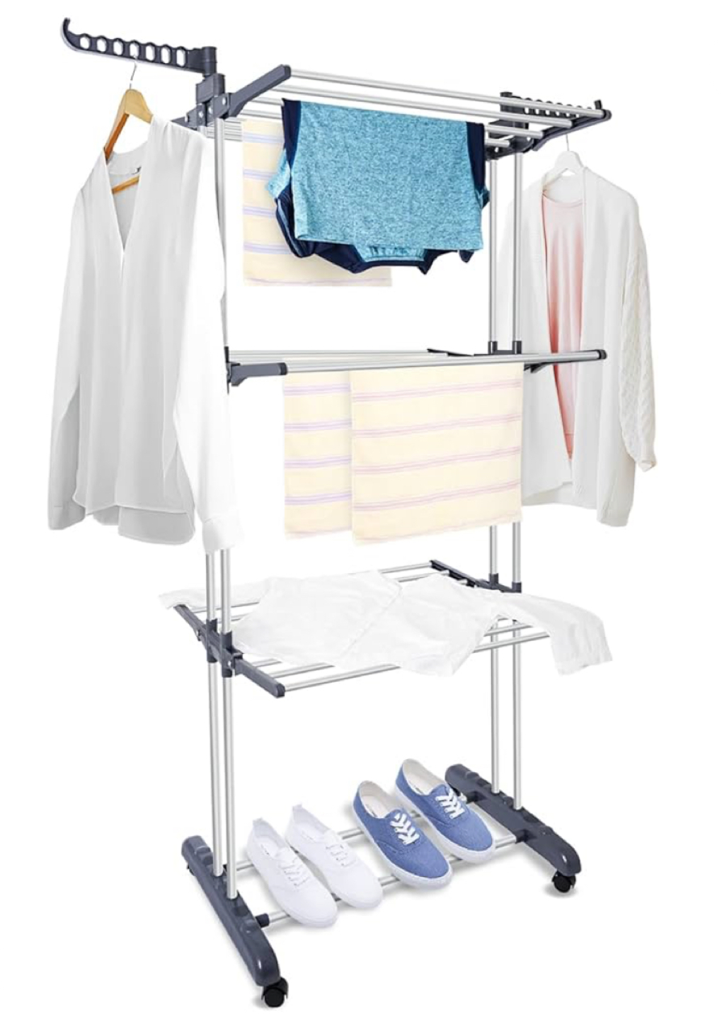 Clothes Drying Rack (foldable, rolling) - photo 3