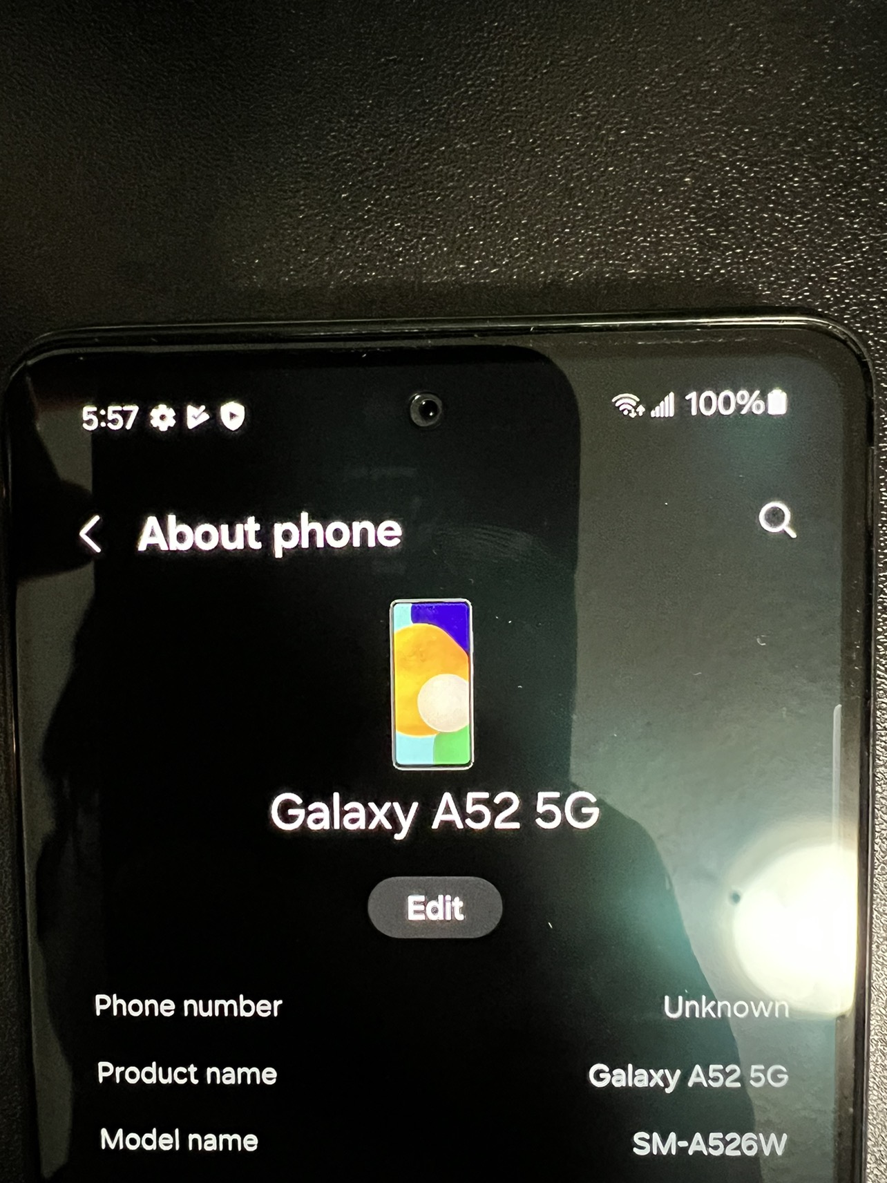 Samsung A52 5G image indicator(2)