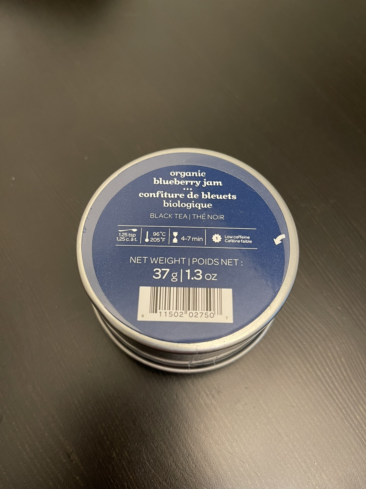 David’s Tea - Organic blueberry jam