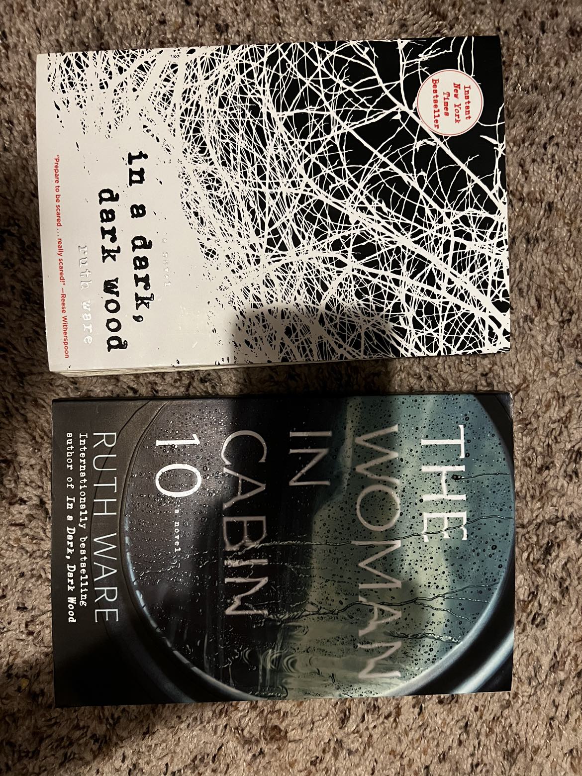 Novels by Ruth Ware #freecycle