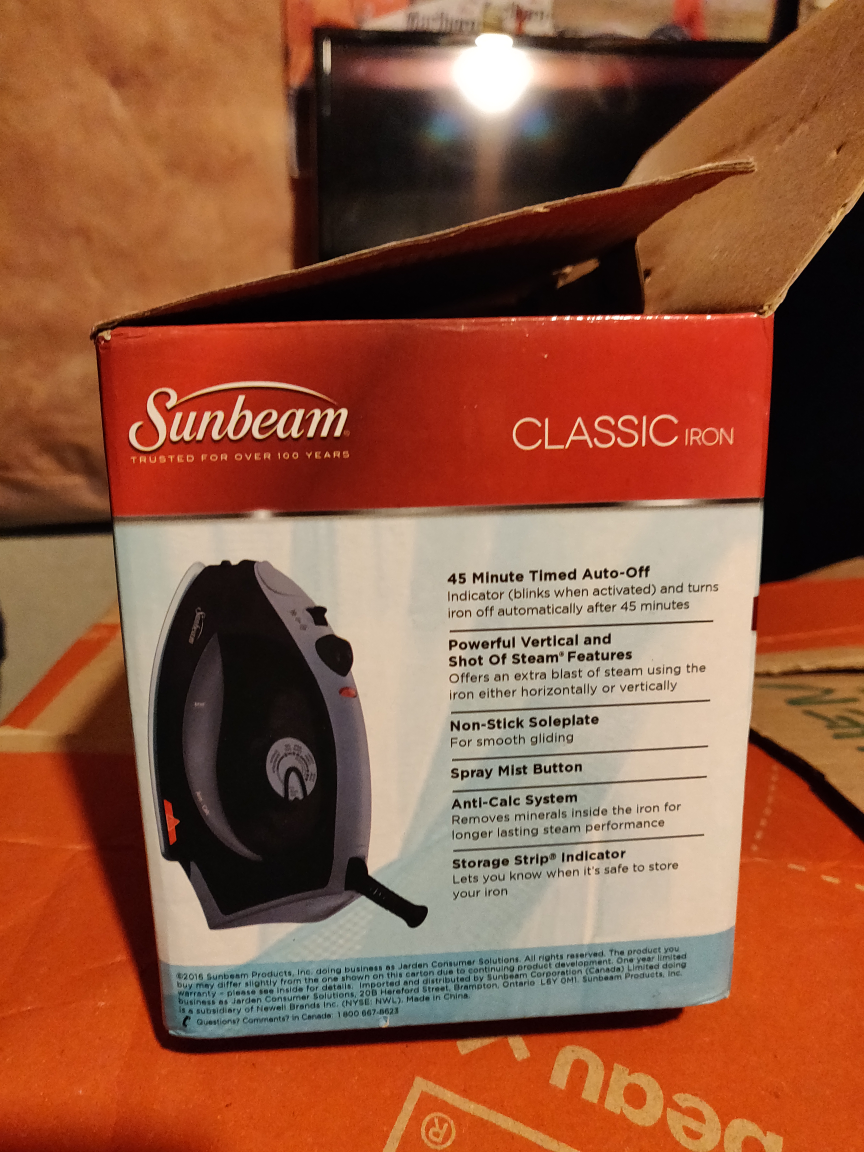 Sunbeam Iron image indicator(4)