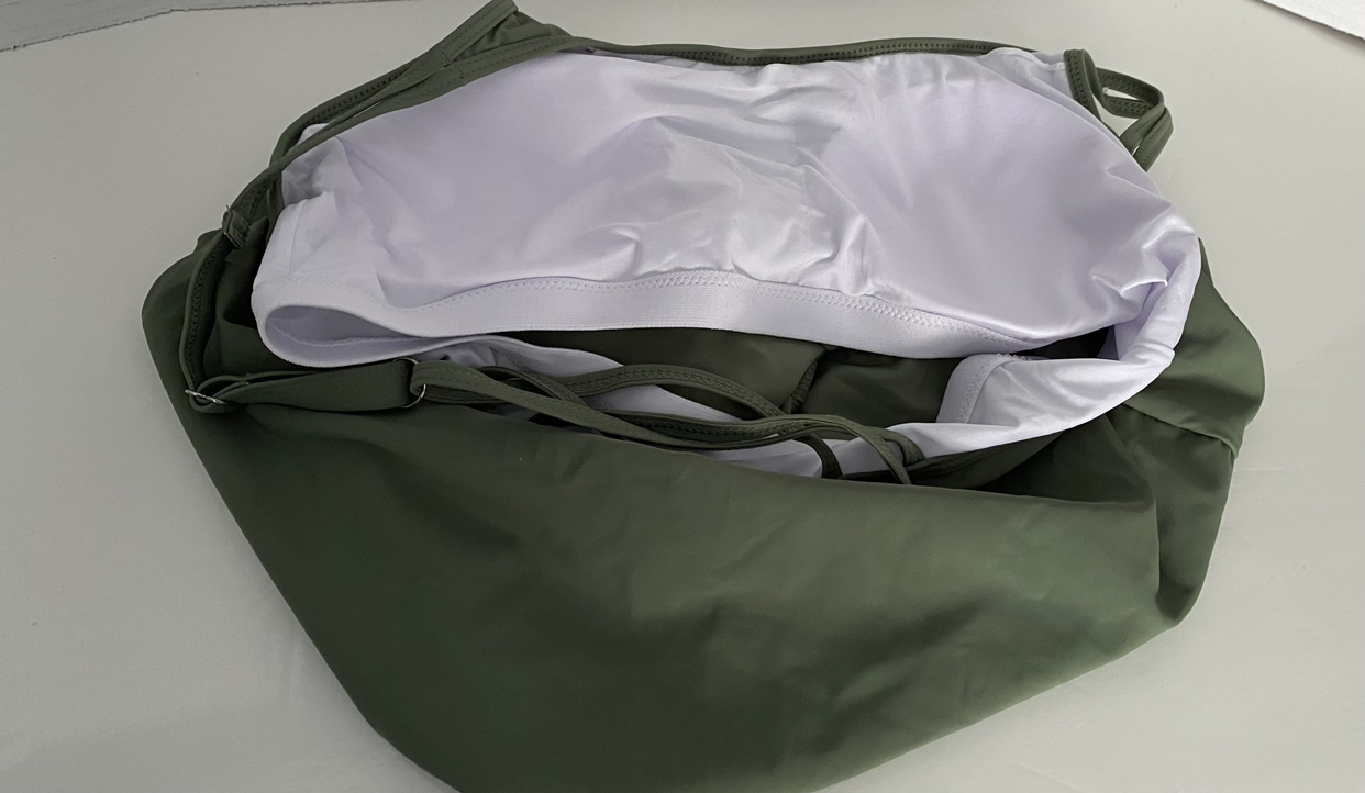 NWT Modest Tankini Top Sage Green image indicator(4)