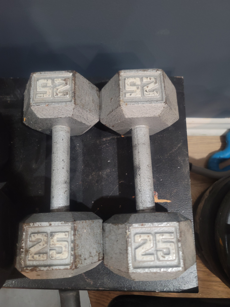dumbells  25lb - photo 2