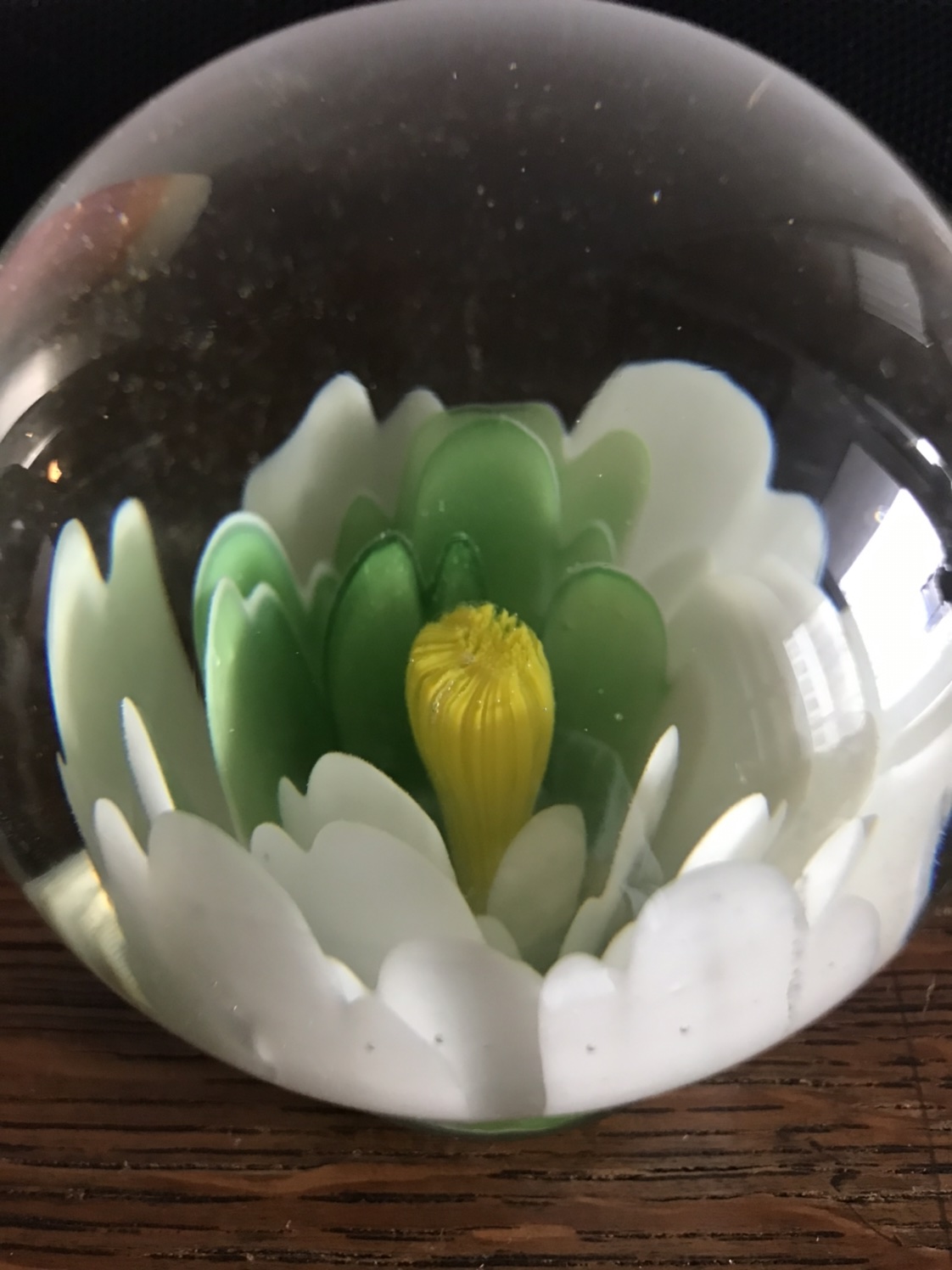 🥕Paper weight glass ball flower / decorative ball - photo 4