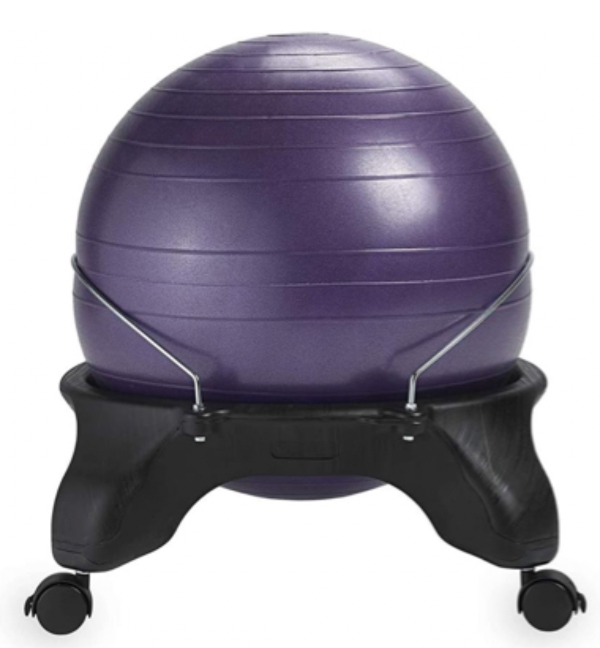 Gaiam Backless Balance Ball Chair in BLACK