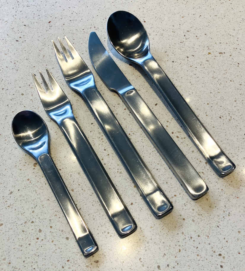 58-Piece Vintage IKEA POEM stainless steel cutlery/flatware