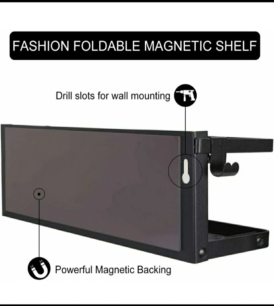 magnetic refrigerator shelf with paper towels holder image indicator(6)