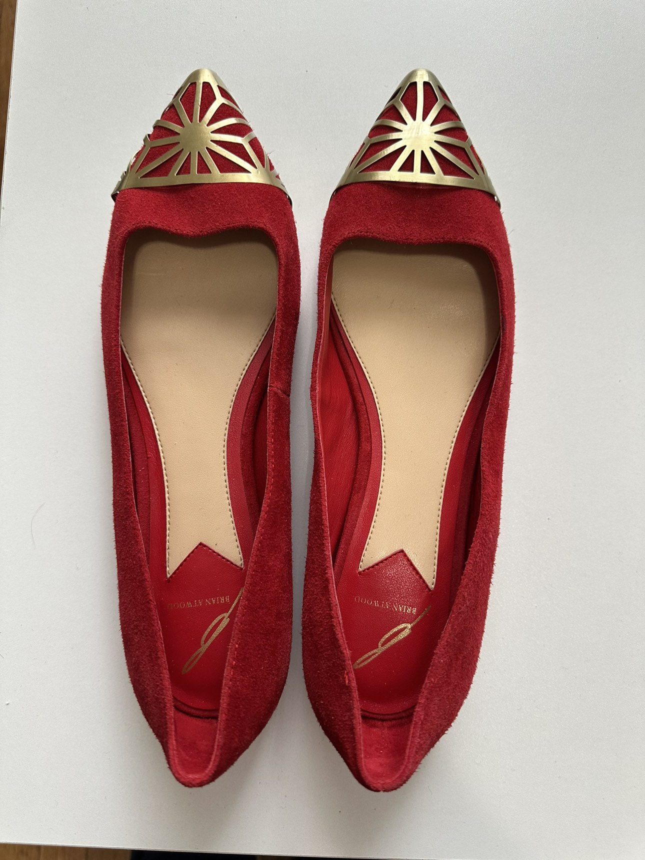Brian Atwood flat shoes