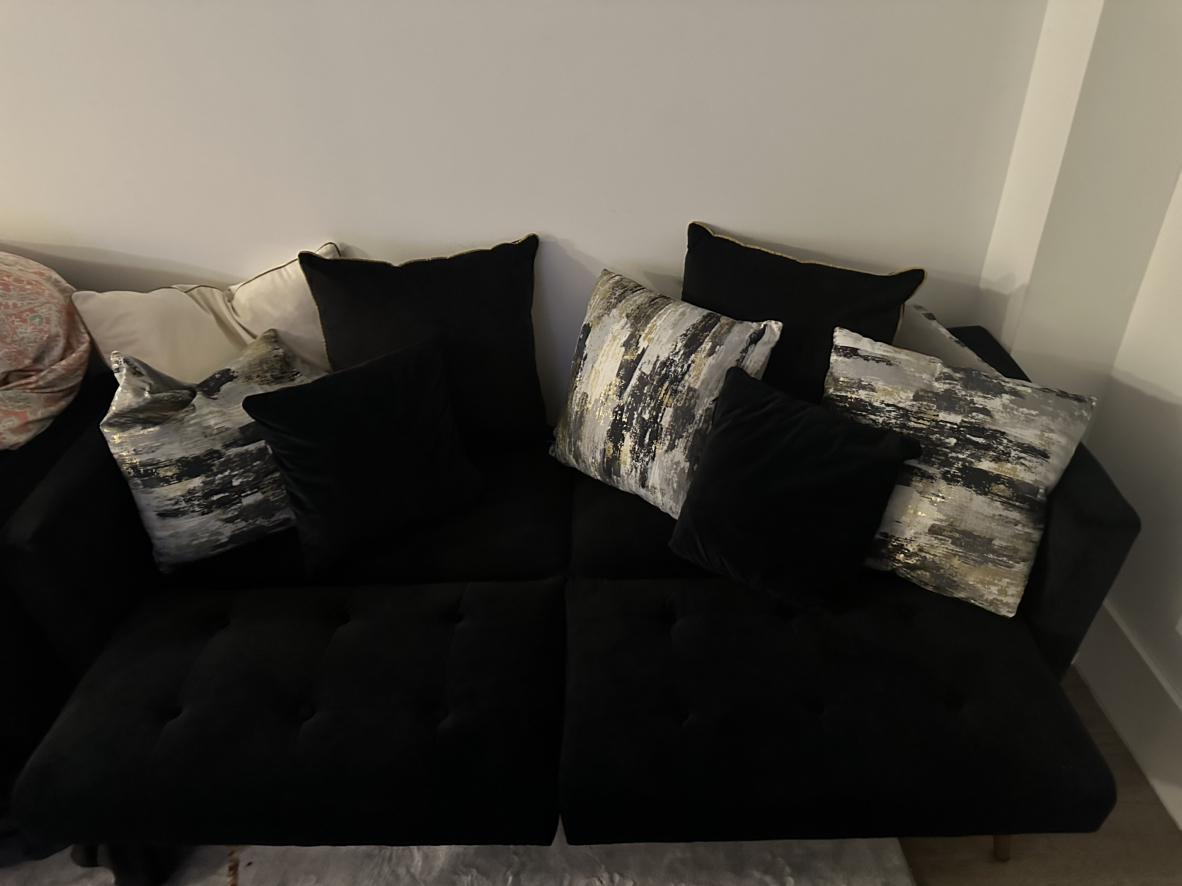 Sofa/Futon will include pillows - photo 3