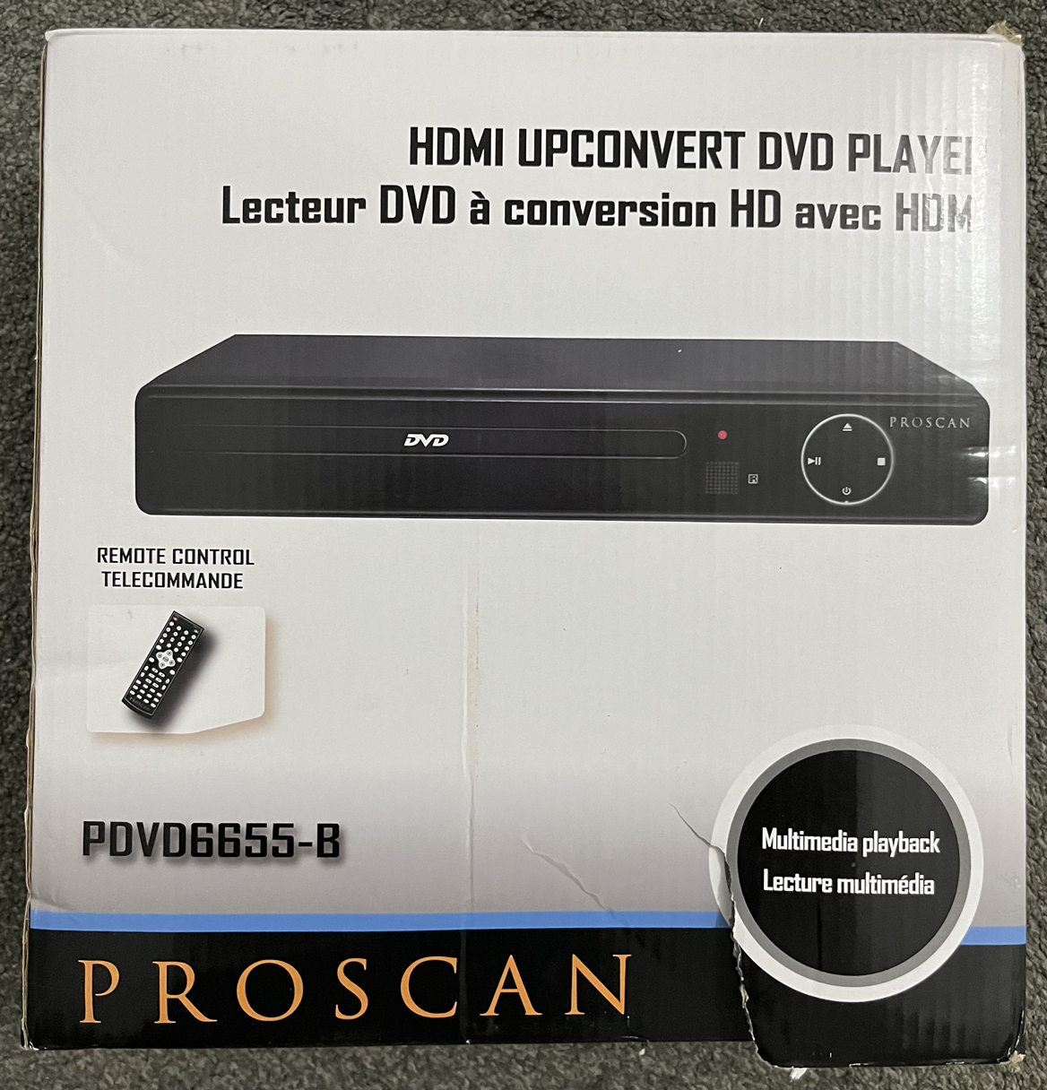 Brand new DVD player with HDMI port