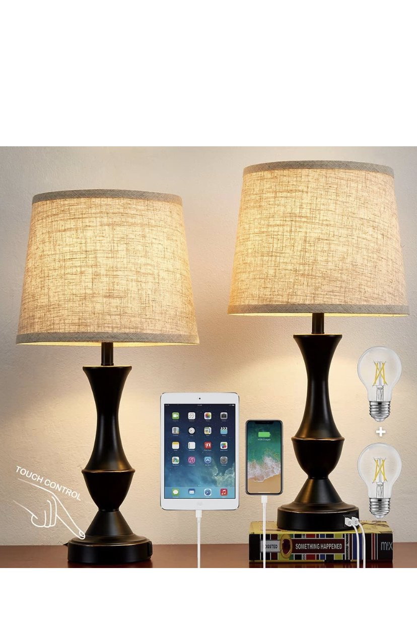 Lamp table set of two