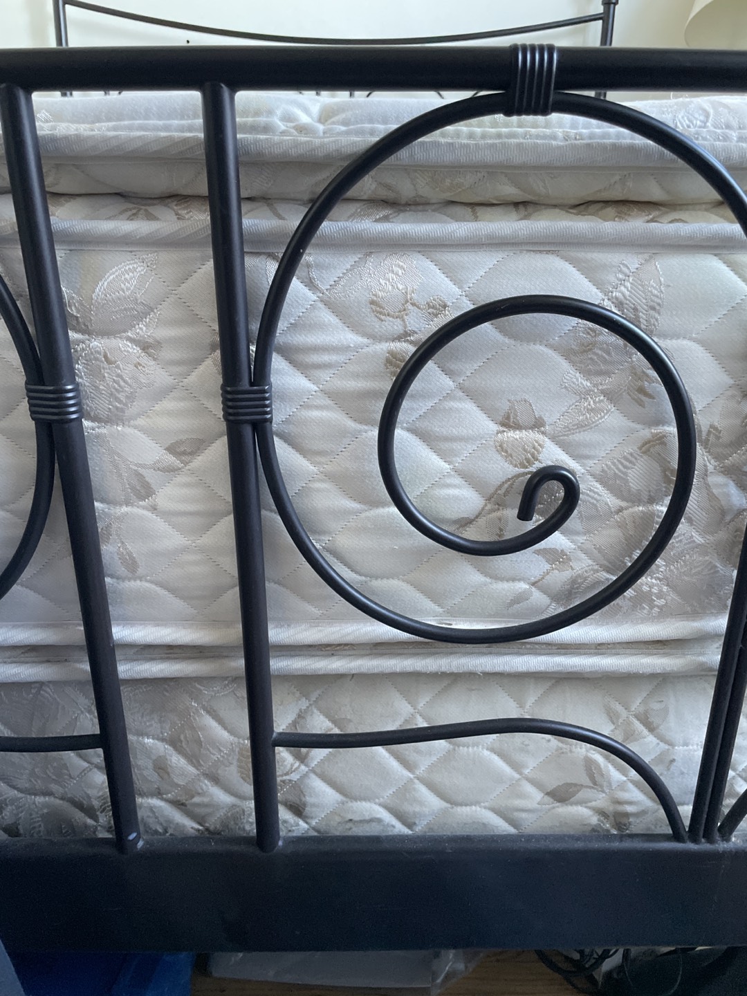 Queen Bed: frame & boxspring thumbnail