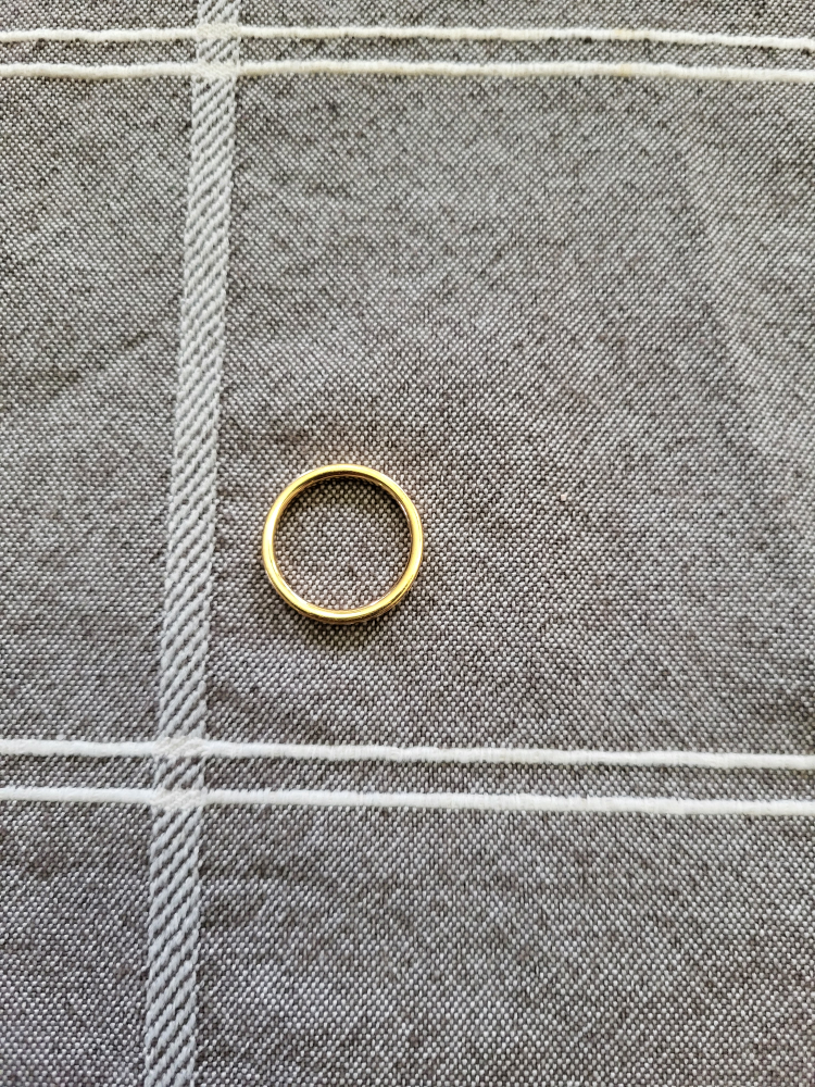 rose gold ring with 1/2 karat of diamonds - photo 4
