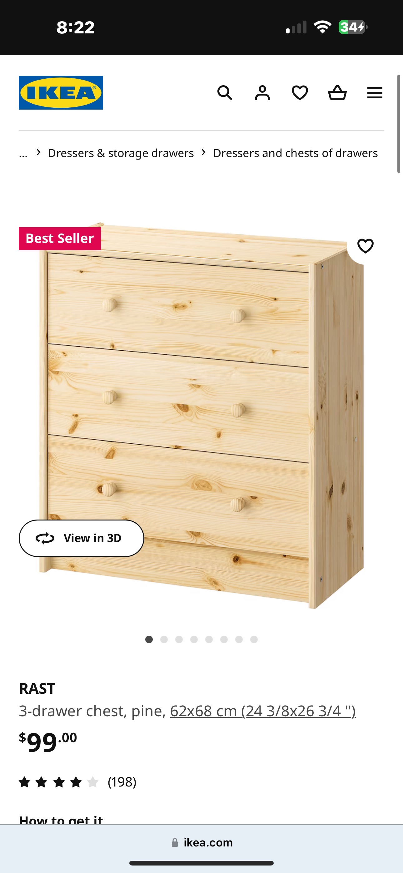 IKEA chest of drawers