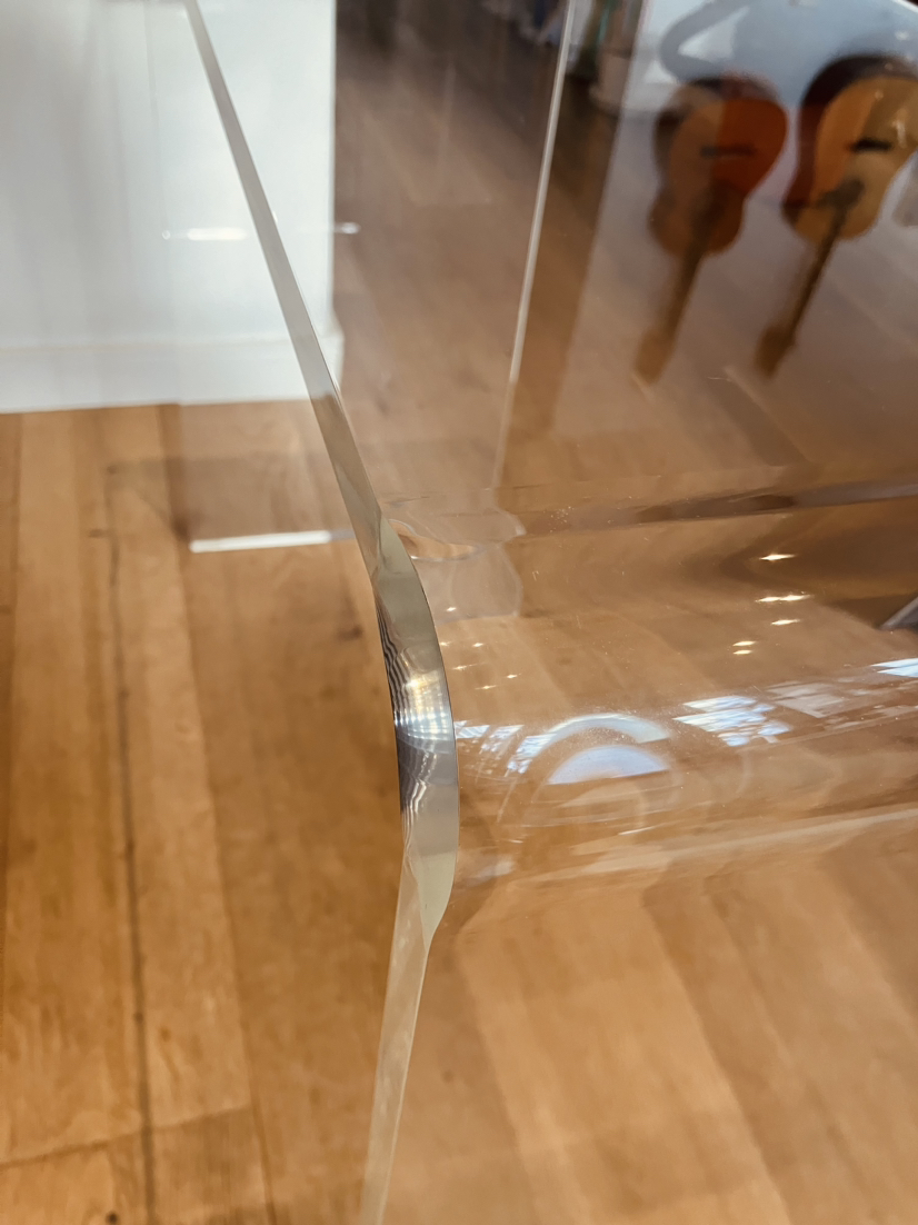 CB2 PEEKABOO ACRYLIC CONSOLE TABLE 38"' - photo 4