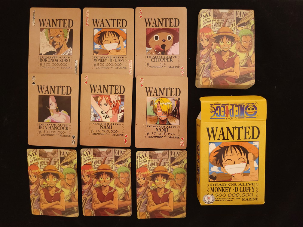 One Piece playing cards
