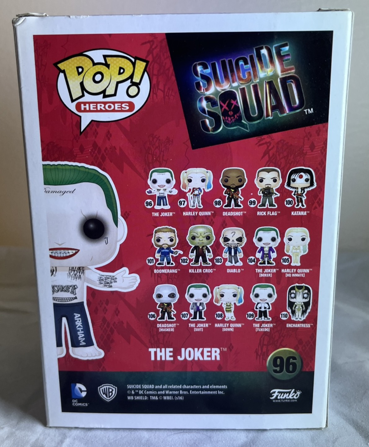 Funko POP! Heroes: Suicide Squad - The Joker #96 Vinyl Figure image indicator(2)