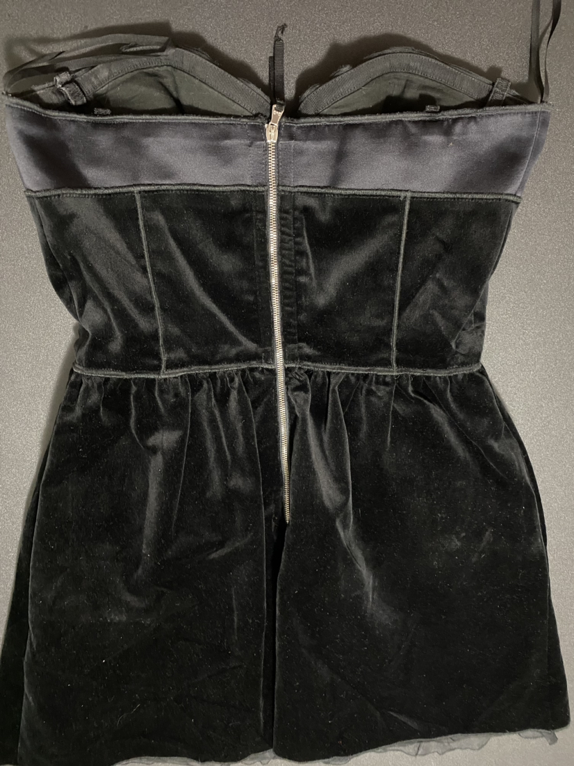 Stripe less velour  party/fancy dress . Size XS-S. D&G - photo 4