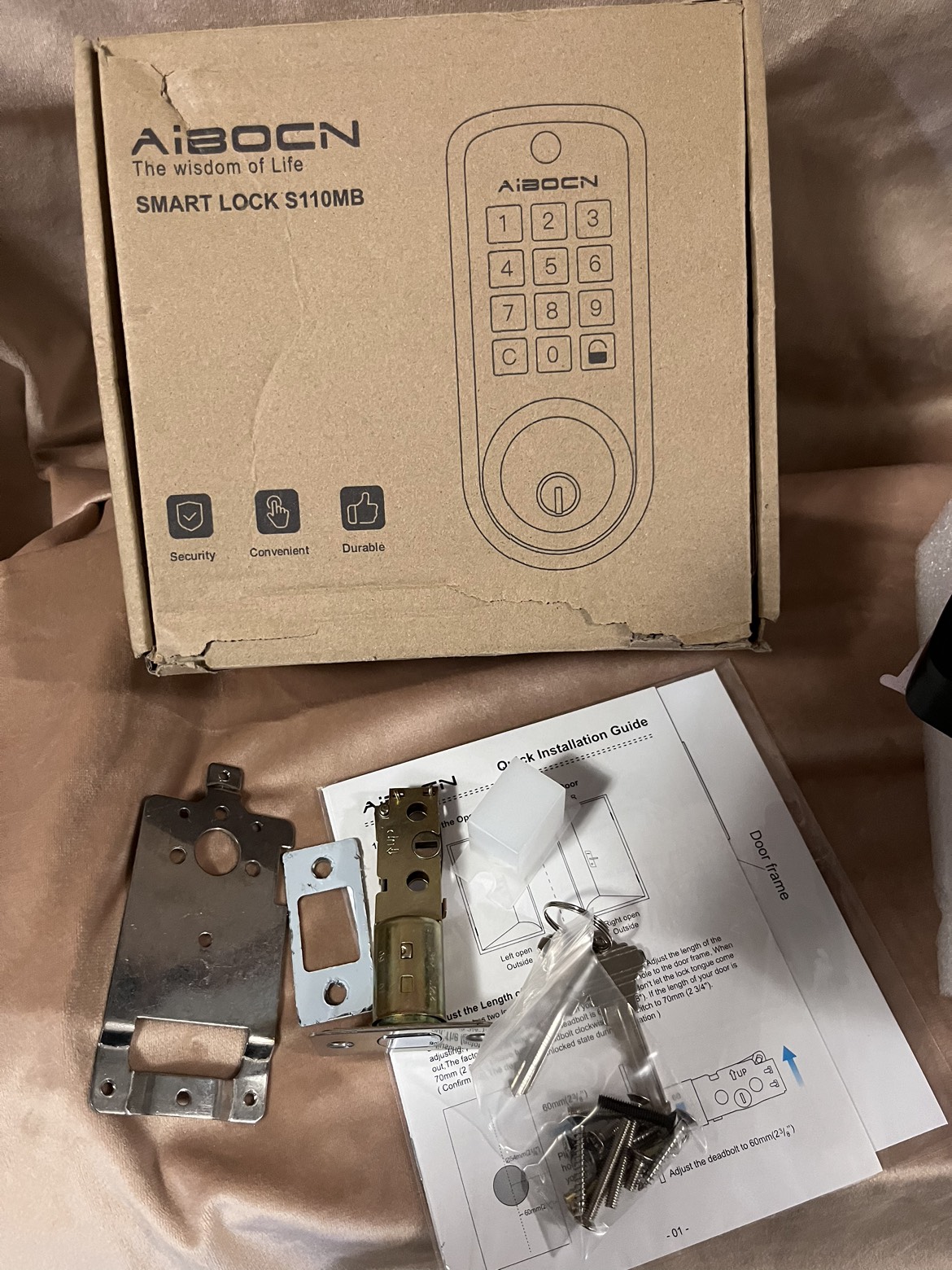 Keyless door lock image indicator(4)