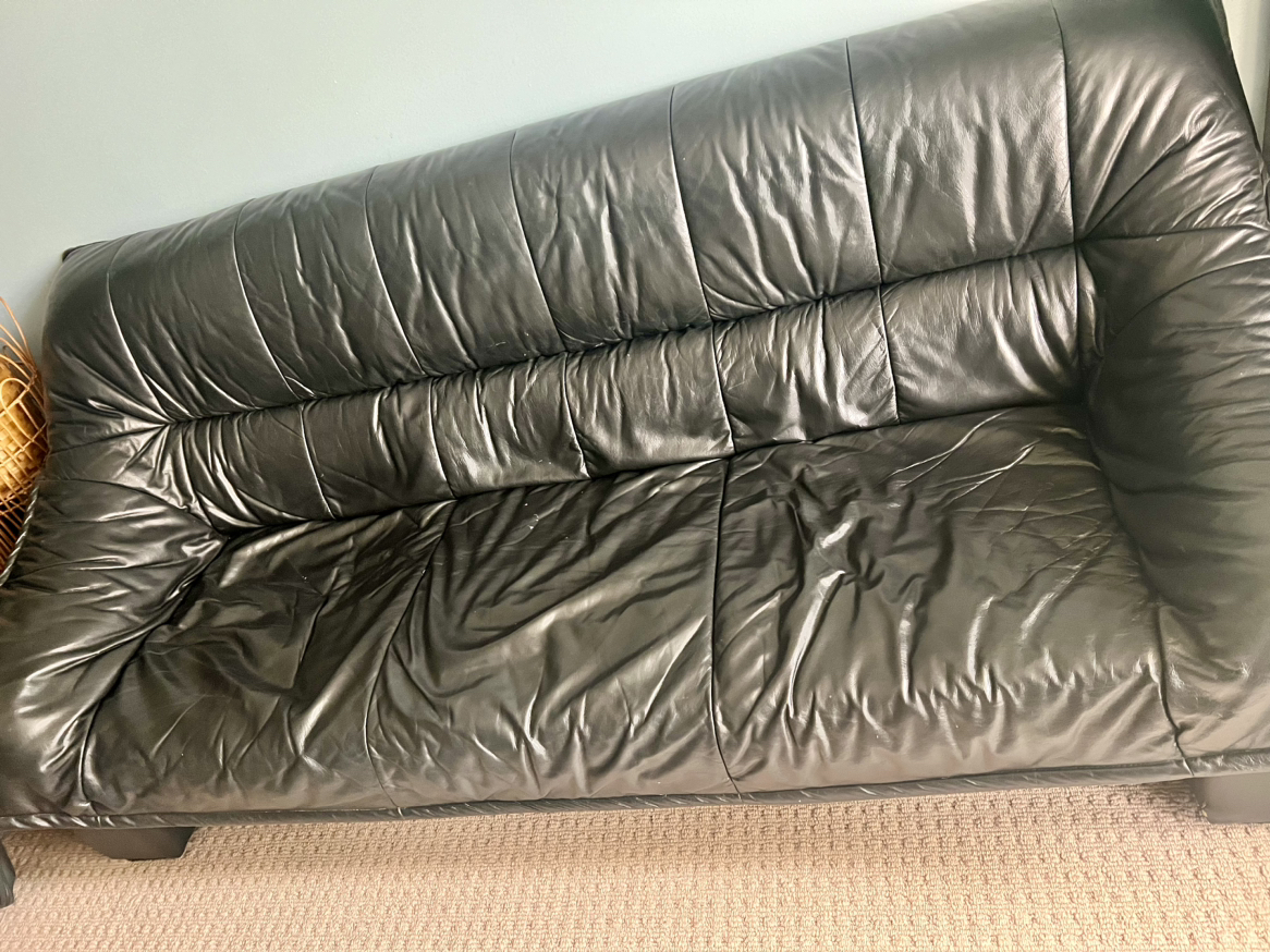 Leather couch