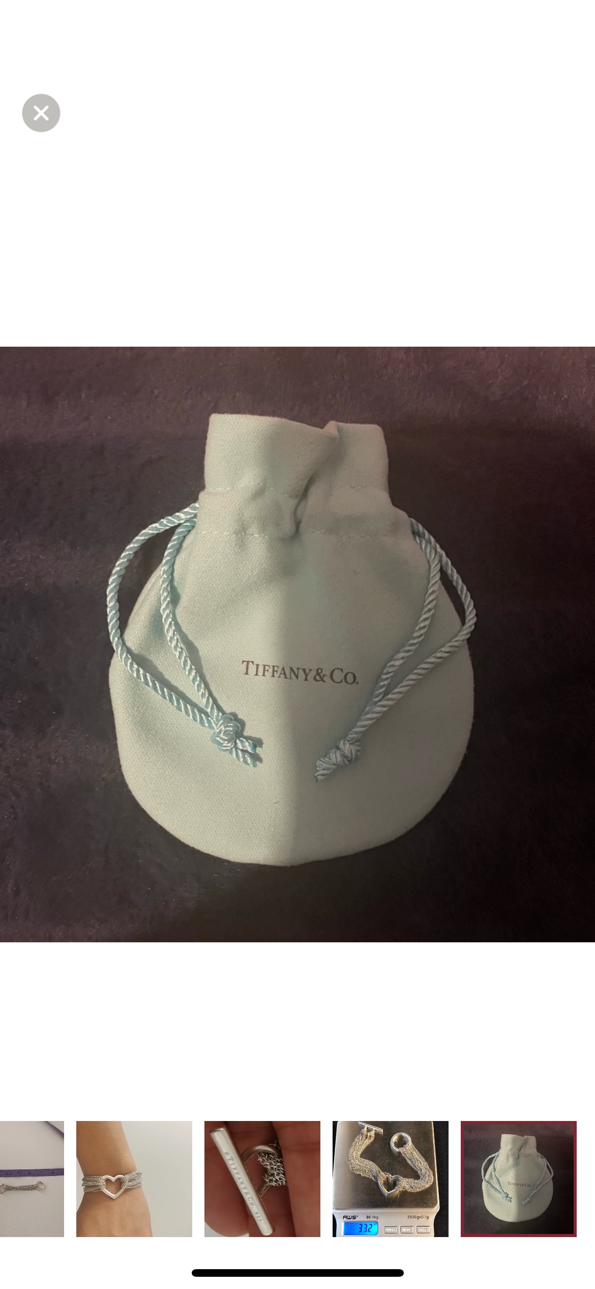 Tiffany Open Heart & Toggle Bracelet image indicator(7)