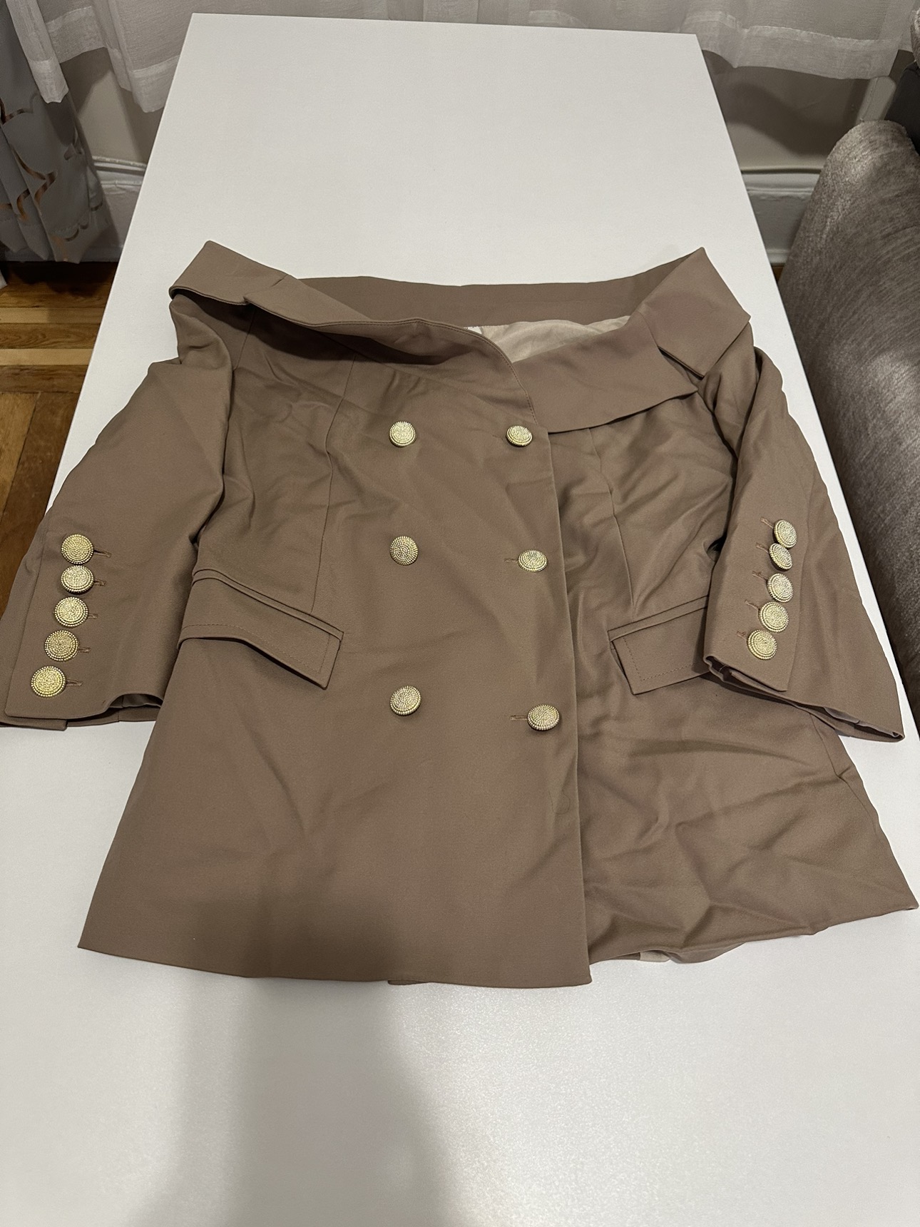 Oo La La Boutique beige blazer - photo 2