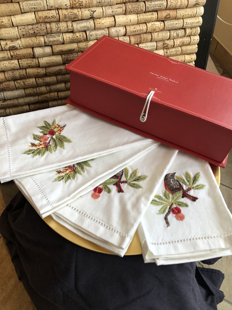 *Pottery Barn set of 6 hand towels - NEW in Box image indicator(2)