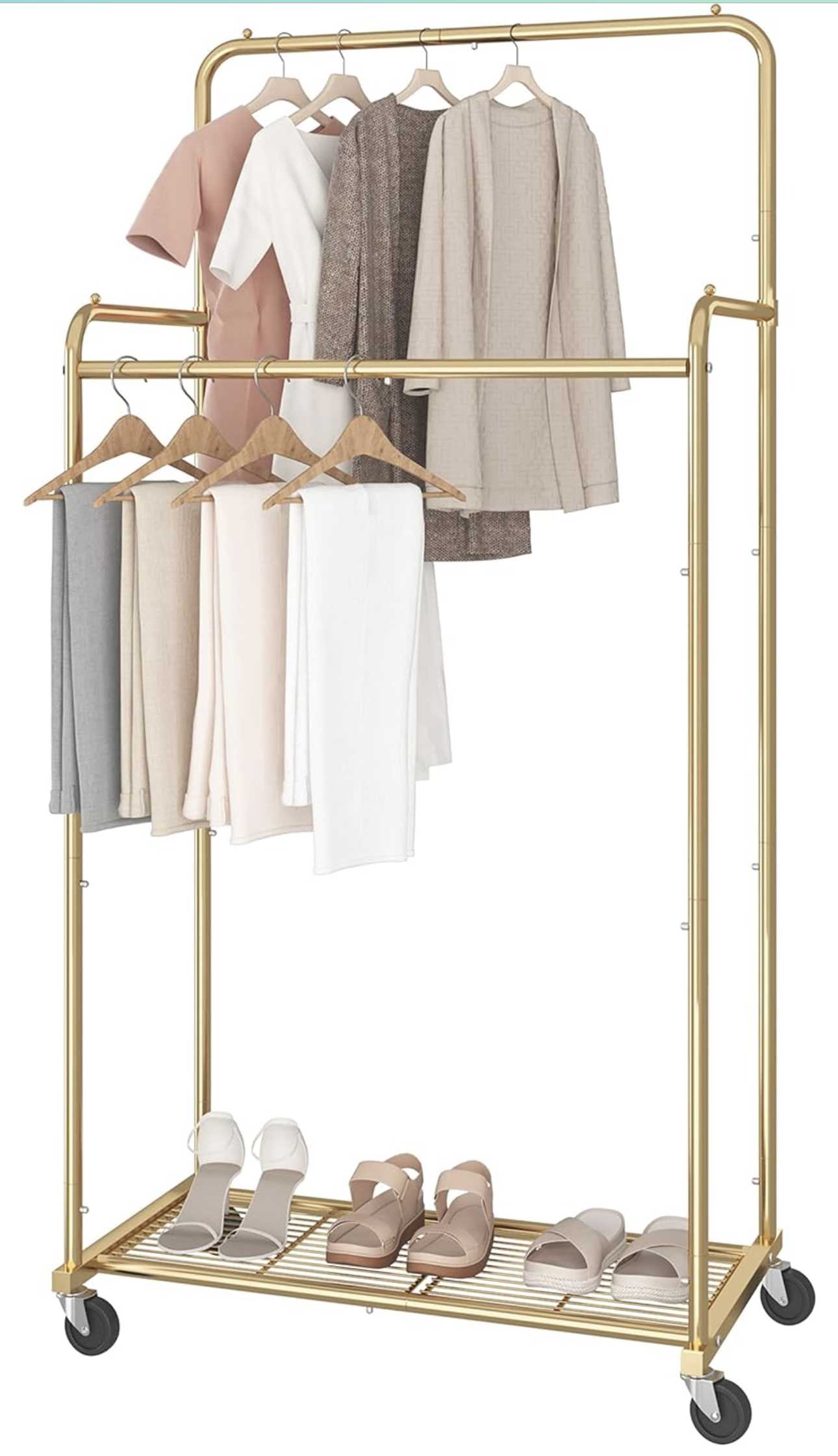 Gold Clothing Rack (originally $50)