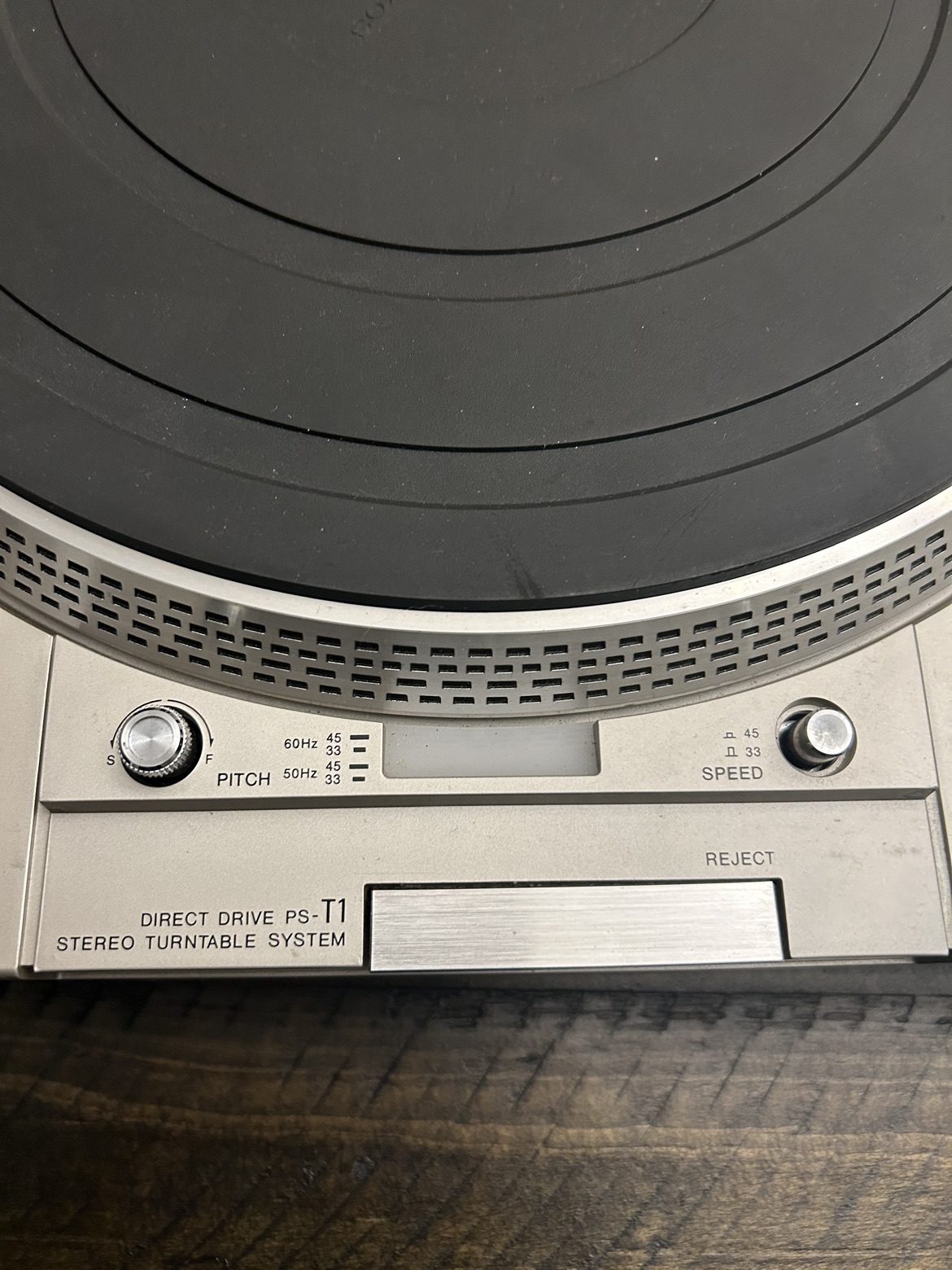 Vintage Sony Turntable 1979 PS-T1 Complete Working image indicator(8)