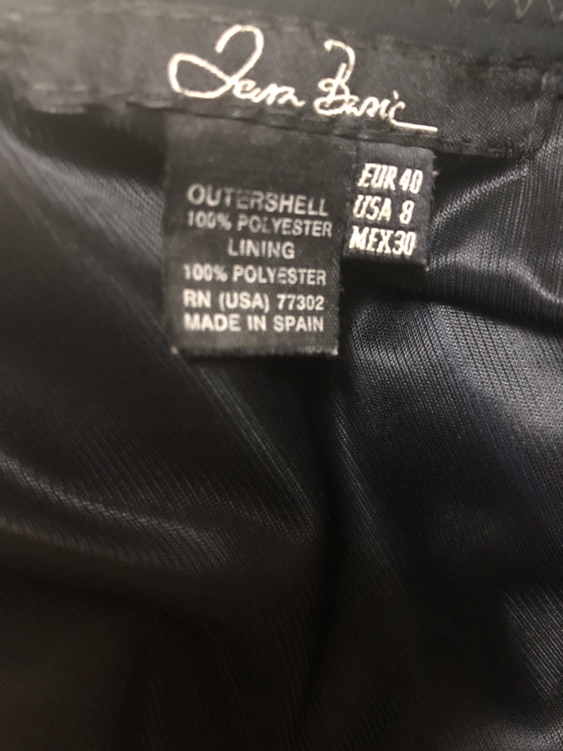 Black & blue stripe skirt image indicator(6)